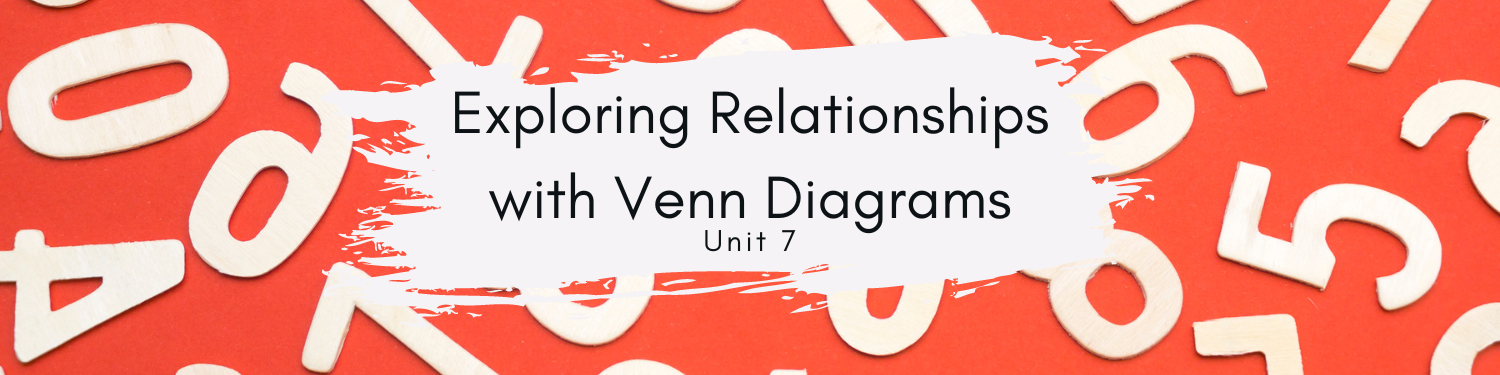 Unit 7: Exploring Relationships with Venn Diagrams Banner